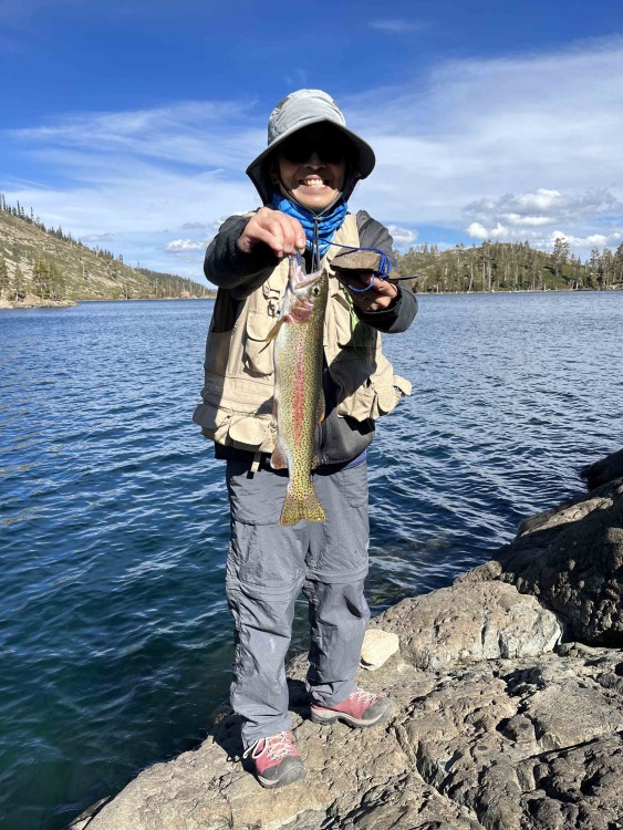 Judy's beautiful rainbow took the skunk off the trip and assured its success.