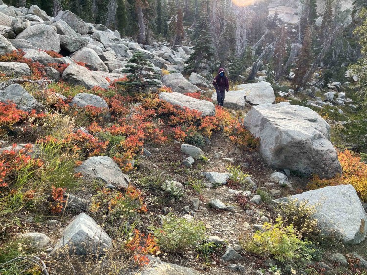 The desire to get to Quincy has us hiking out a bit early.