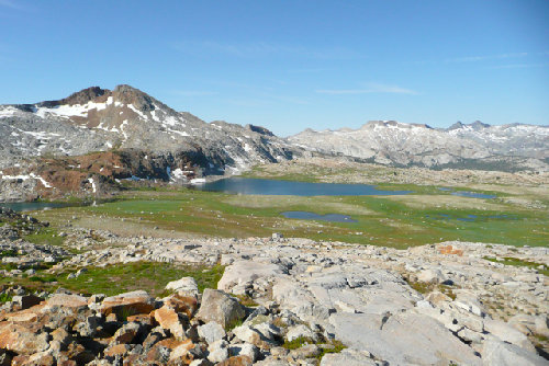 Looking back on Harriet Lakes basin