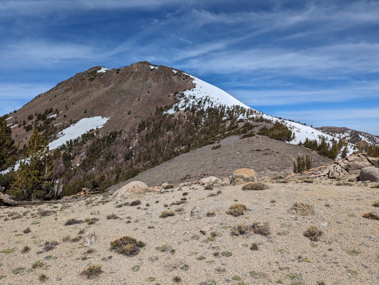 On Point 10,005' looking at Mount Rose