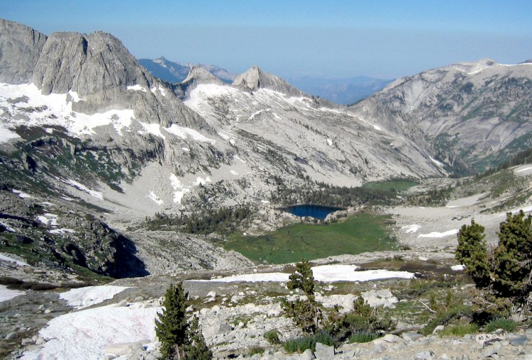 down valley view from Lion Lake 7/11/06