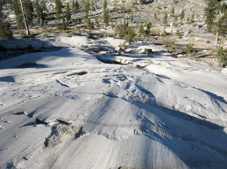 Route down from Bear Lake