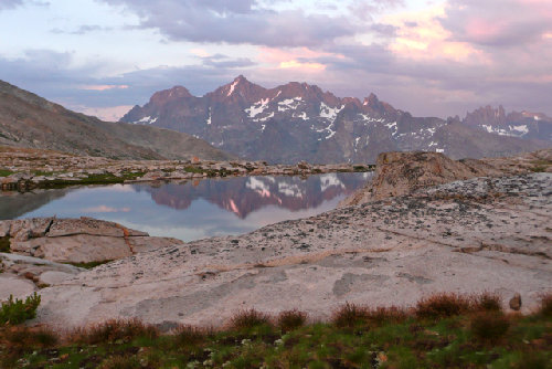 Sunset on the Ritter Range