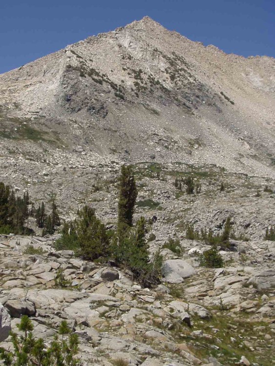 Finger Peak viewed from Blue Canyon