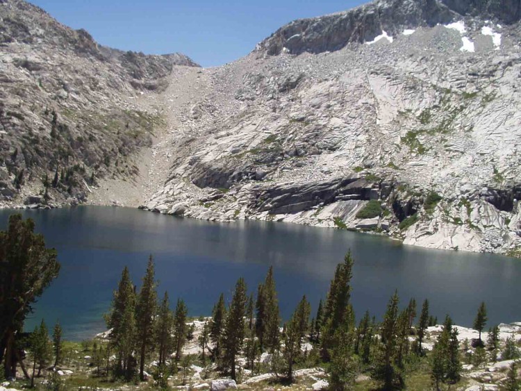 Lake 10447 in the enchanting basin below Tunemah Lake.