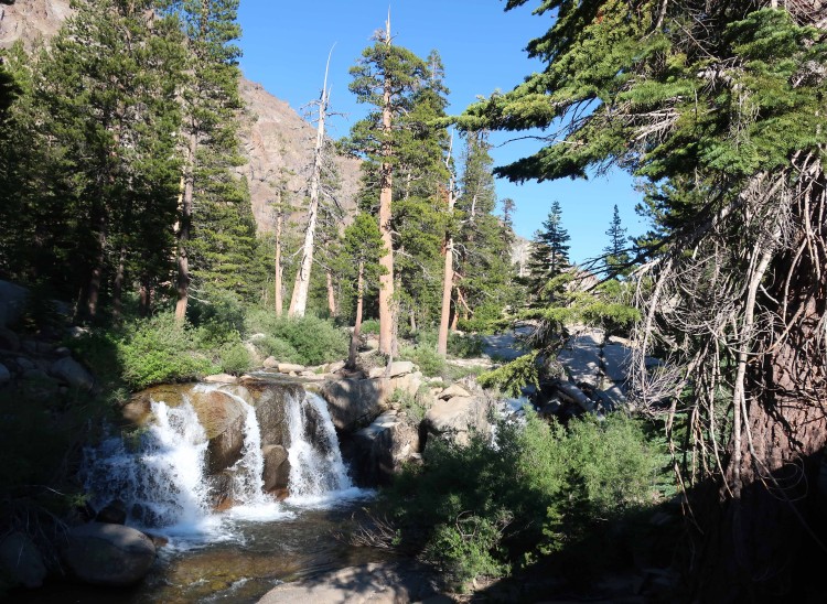Summit Creek, afternoon at camp