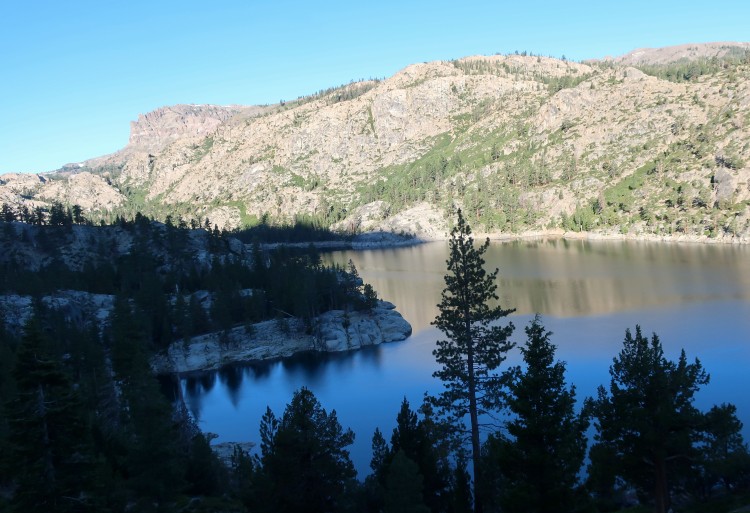 View of Relief Reservoir on day 5, walking out