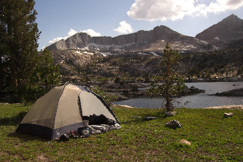 Marie Lk.<br />EDIT: the tent it a Sierra Designs Sirius 2, since lostcoyote is keeping track. ;)