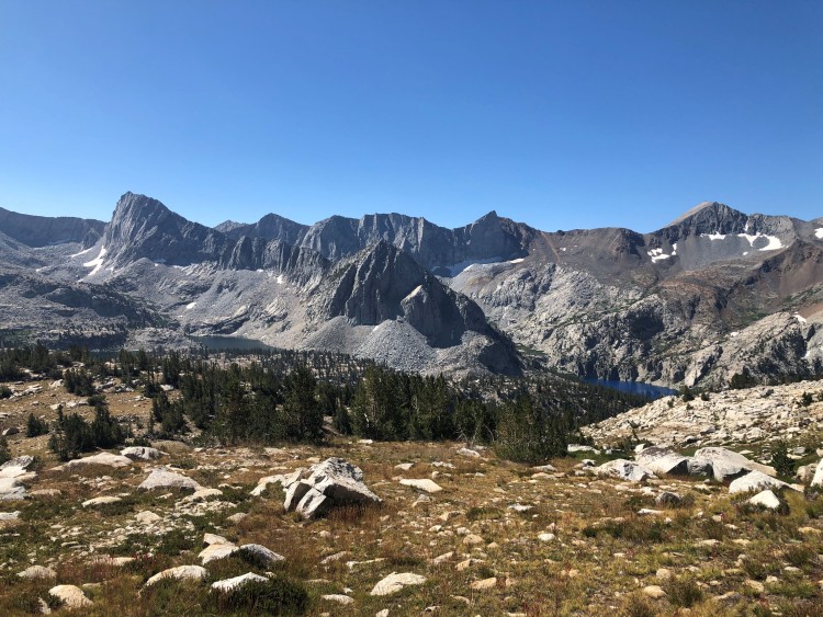 Marion Lake and the lake I camped at on Nt 2