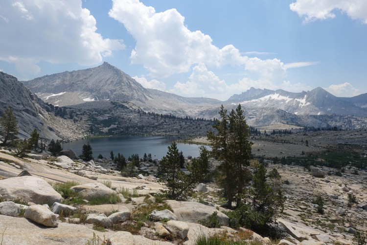 Division Lake.  Tomorrow's objective in the distance