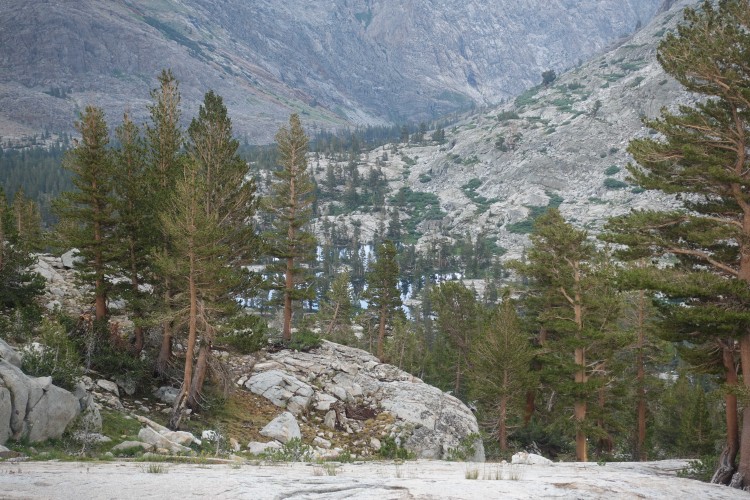 View down canyon