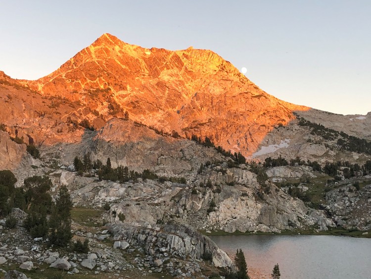 Moonrise at Tully Lake