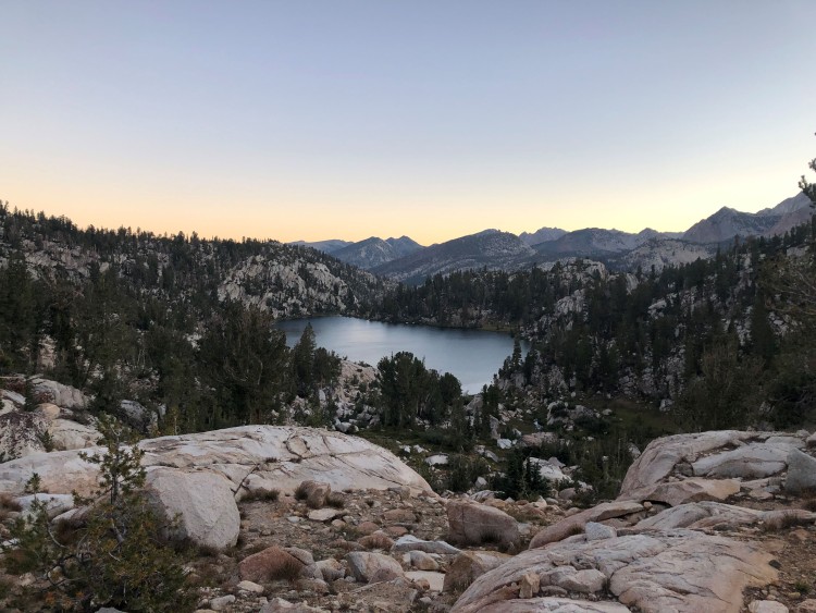 Sunrise Lake of the Lone Indian