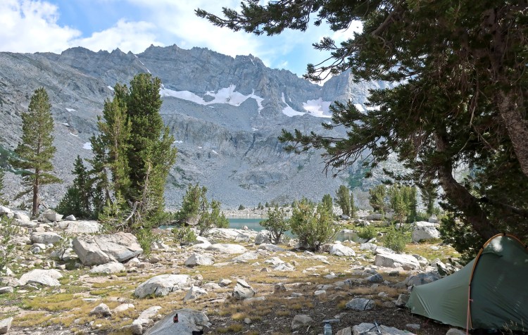 Camp at Packsaddle Lake