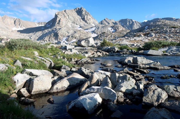 Muriel Lake outlet stream