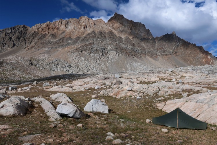 Sunset on camp