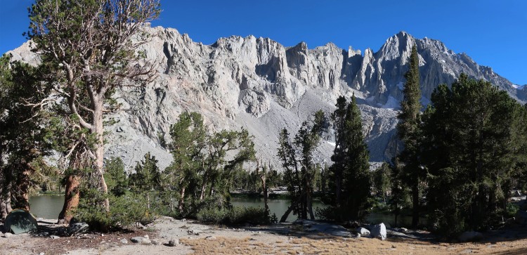 Camp at Matlock Lake