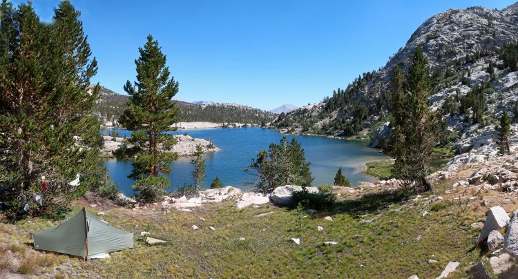 Camp above Casper Lake