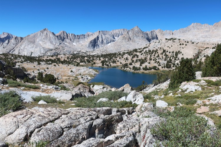 View while ascending to Lake S. America