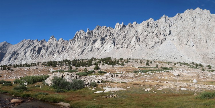Center Basin Crags from south side of lake