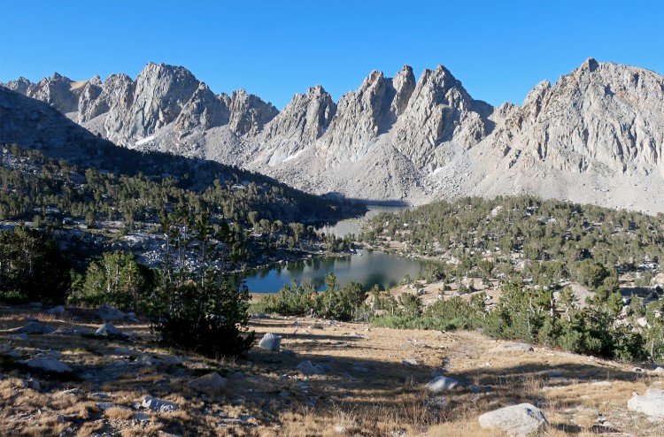 Kearsarge Lakes on way to the pass