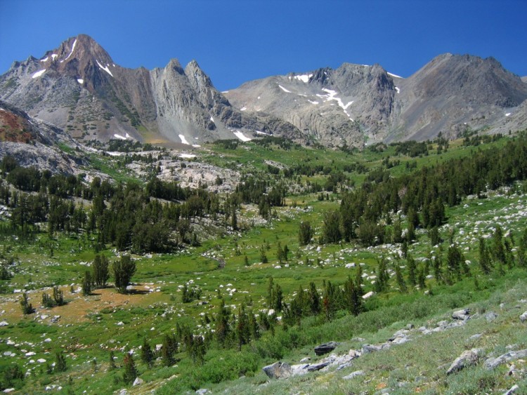 Peaks at head of Virginia Canyon