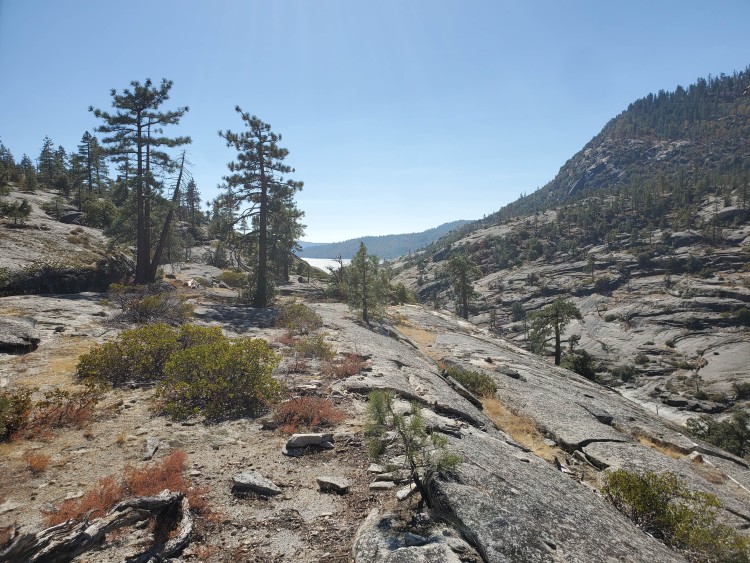 West - downstream to Cherry Lk