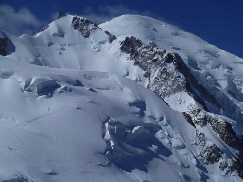 Mont Blanc from Aiguille du Midi.