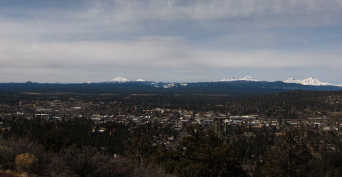 Bend and Cascades from Pilot Butte