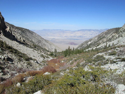 Looking east towards Owens Valley