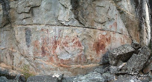 Native American pictographs