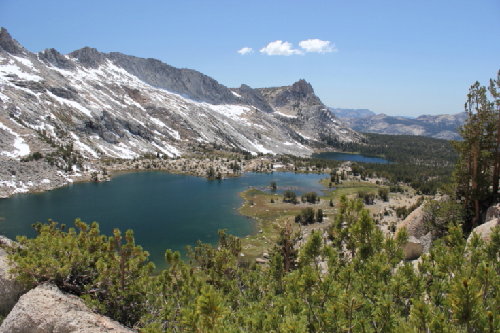 Upper Young Lake from the ridge