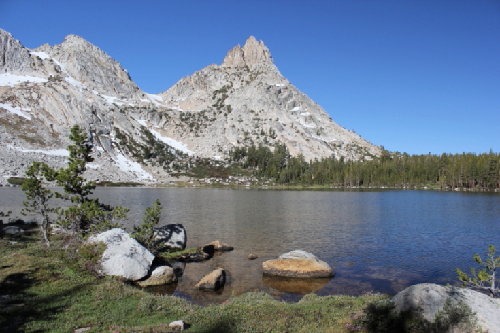 Lower Young Lake and Ragged Peak