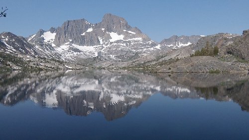 Garnet Lake in the morning
