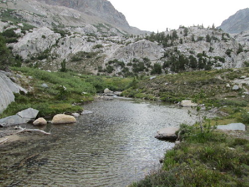 Creek by campsite