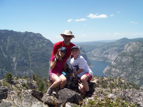 On top of Le Conte Point
