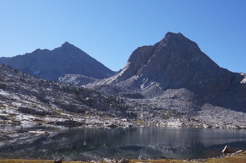 Mt Huxley and Sapphire Lake