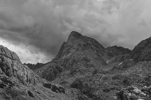 Storm over Mt Goddard