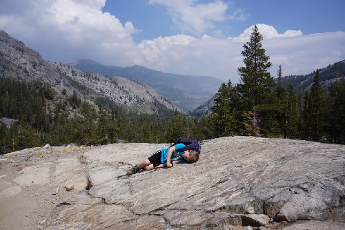 A tiring climb