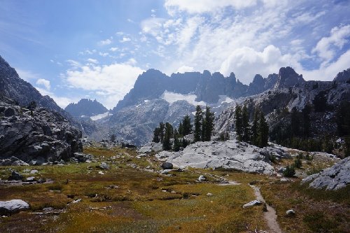 Approaching Iceberg Lake