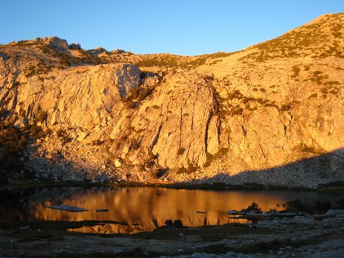 Vogelsang at sunset