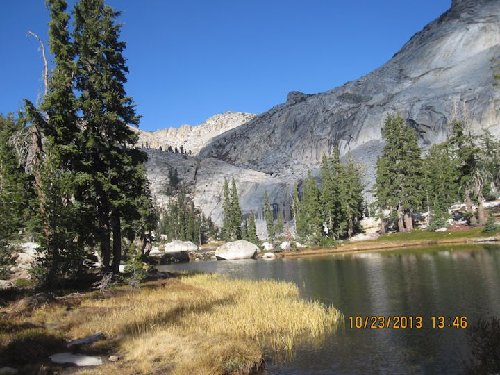 Lyons lake looking up those are not price or Agassiz