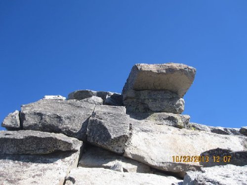 Agassiz summit block