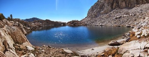 tarn below bighorn lake