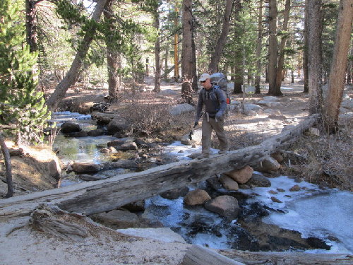Will crossing the iced over stream