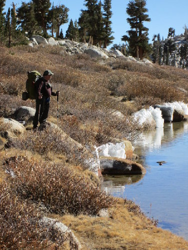 Outlet end of Cottonwood Lake 3