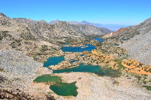 Looking Back from Bishop Pass