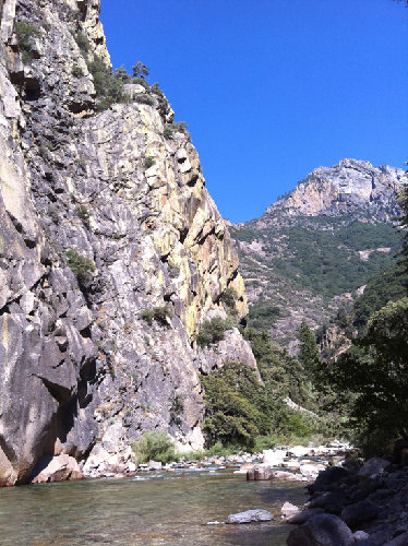 Cliffs in Middle Fork Canyon