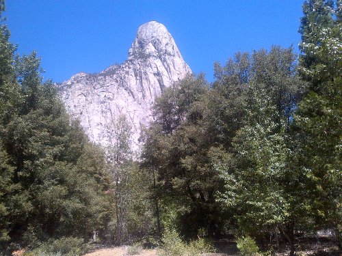 Tehipite Dome - largest in Sierra. Saw no other hikers in this valley