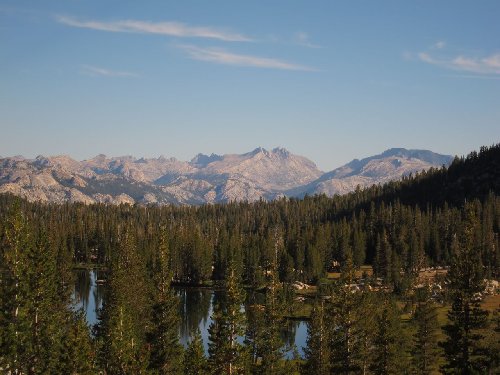 Looking nne across Upper Cathedral Lake